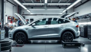 tesla body shop